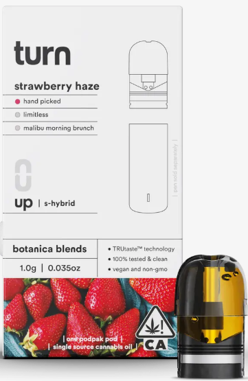 Photograph of product: [Turn] TH-oui Pod - 1g - strawberry haze (H)