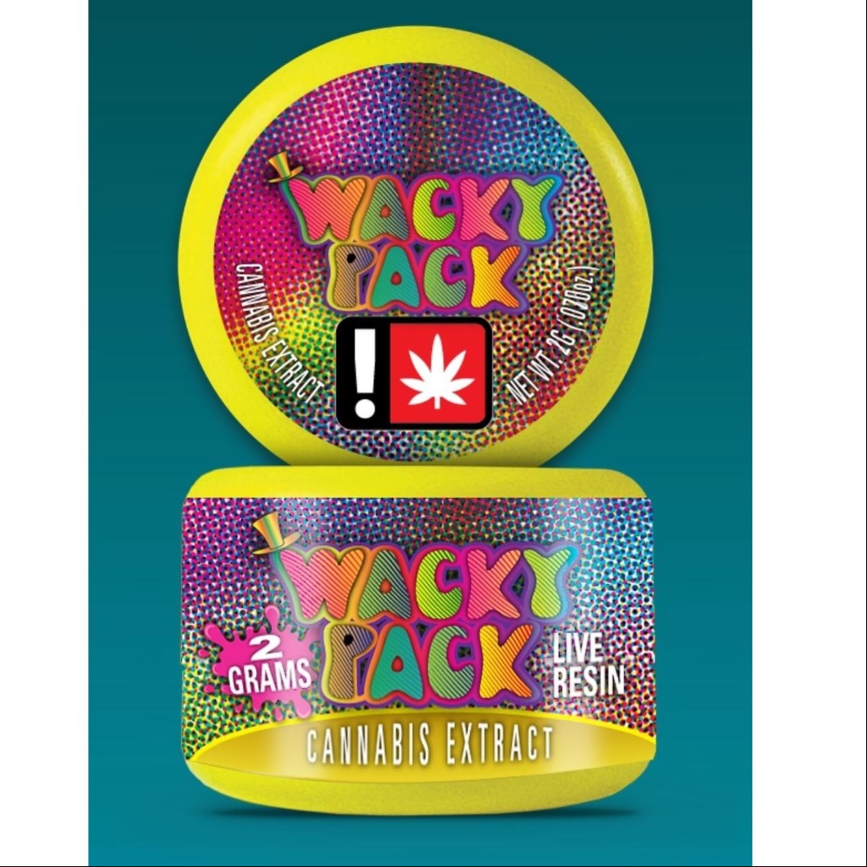 Photograph of product: WACKY PACK > Live Resin Extracts 2g > Rotten Slurpee