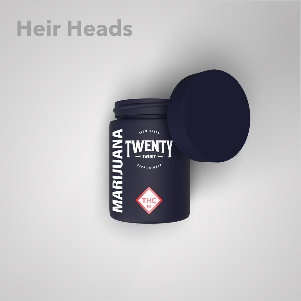 Photograph of product: TWENTY TWENTY - PREPACK - 3.5G - HEIR HEADS - Oui'd