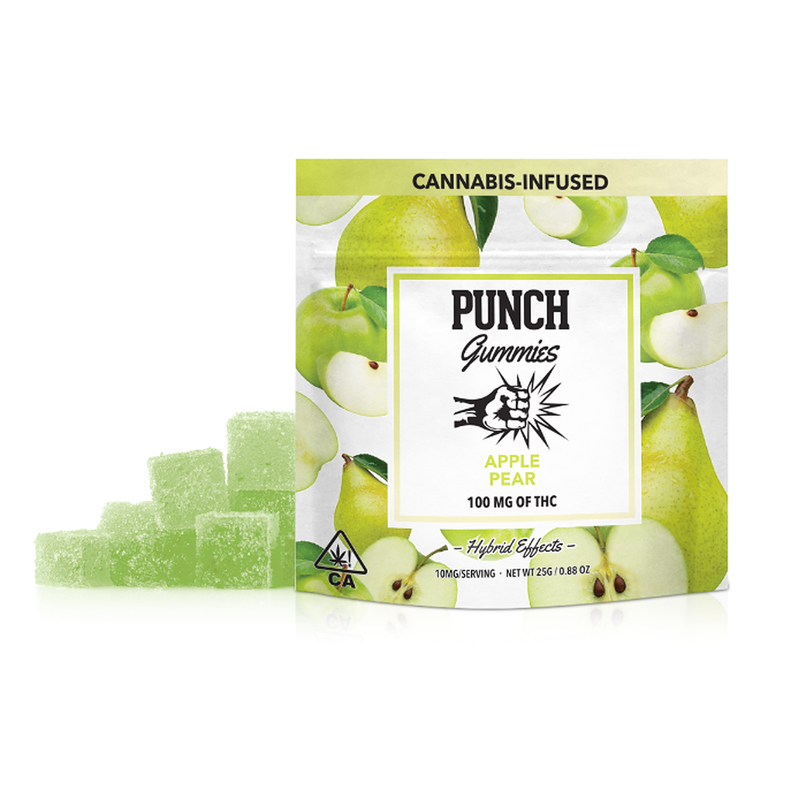 Photograph of product: APPLE PEAR GUMMIES - 100 MG
