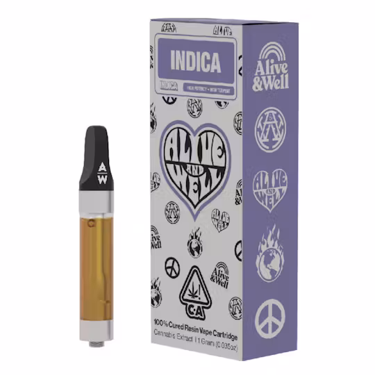 Photograph of Product: Alive & Well | Cured Resin 510 Vape | Ice Cream Cake