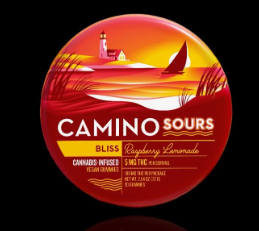 Photograph of product: Sour Raspberry Lemonade Gummies 20pk (100mg)