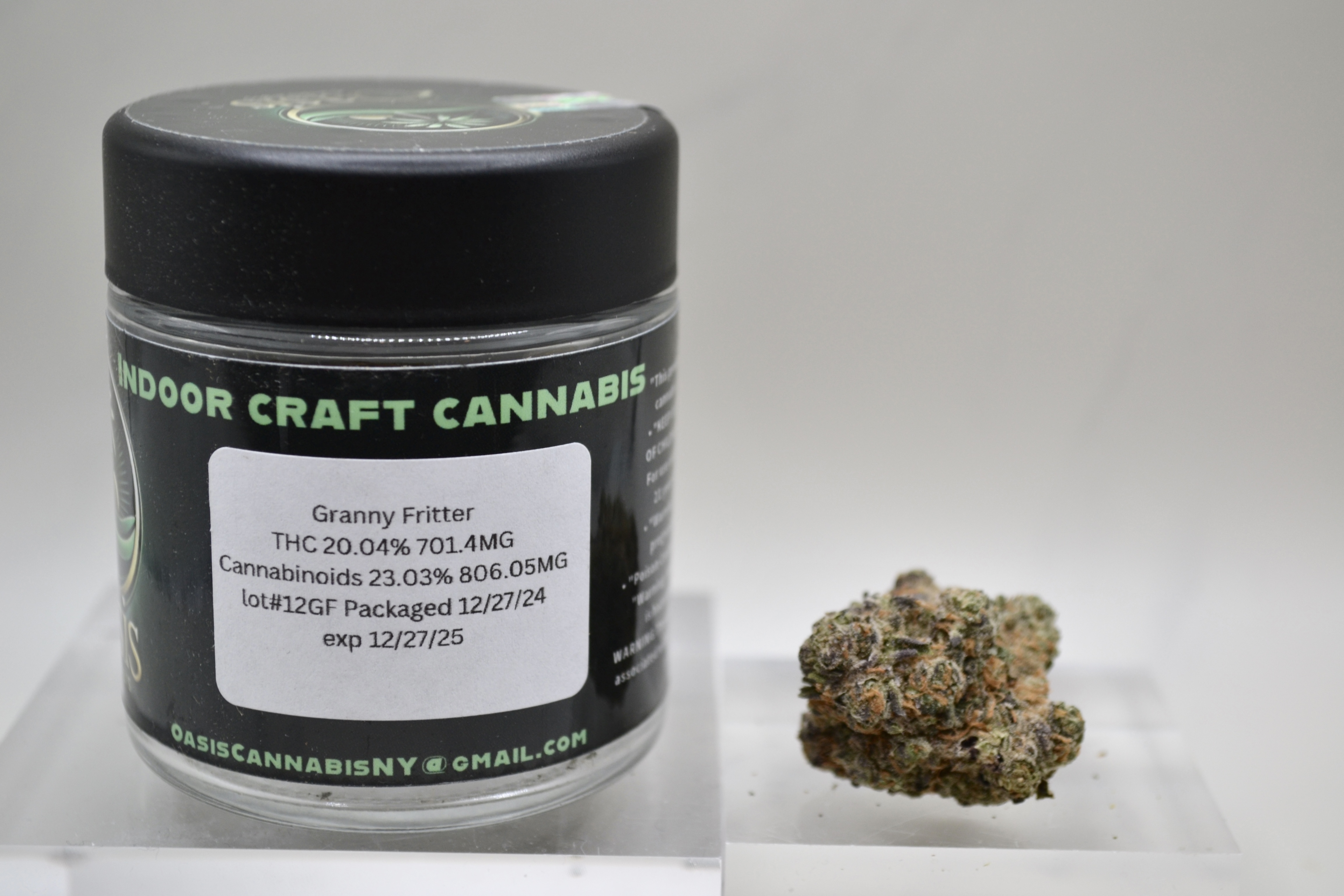 Photograph of product: Oasis Oui'd - Granny Fritter - 3.5g