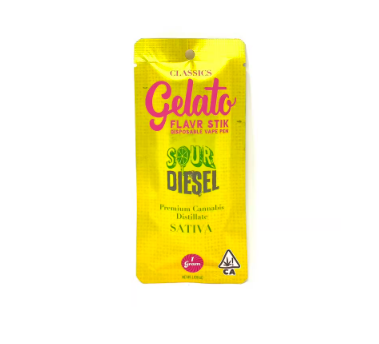 Photograph of product: Gelato | Sour Diesel | Classics | All-In-One Vape | 1g