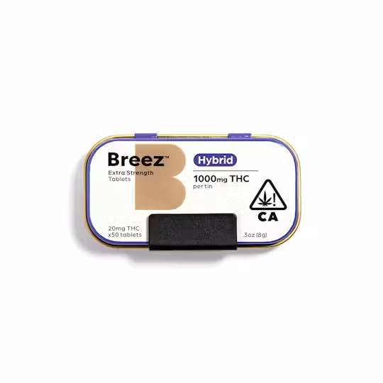 Photograph of product: Breez | Hybrid Tablet Tin - 1000mg TH-oui total