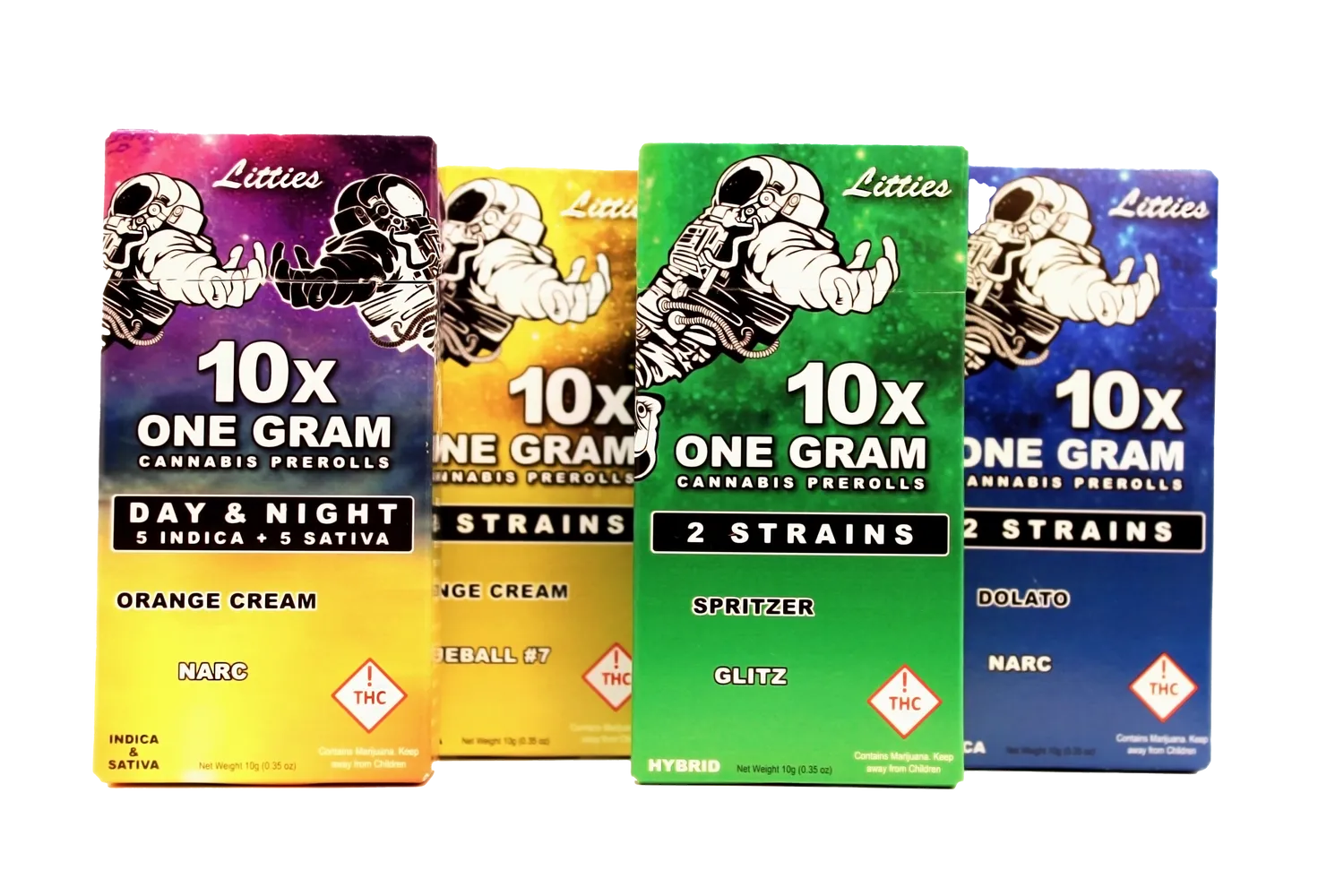 Photograph of product: Litties - Preroll 10 Pk - Super Buff Cherry & Pink Melons (S)
