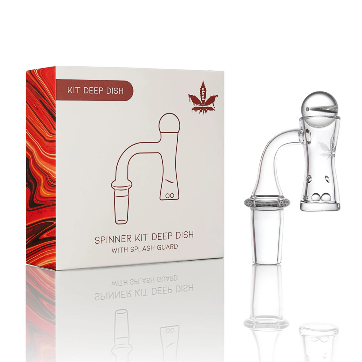 Photograph of product: Banger | aLeaf | Quartz Spinner Kit Deep Dish | 14mm M | 90D - Regular