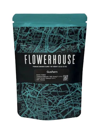 Photograph of product: Flowerhouse | Gushers | 3.5g | Flower