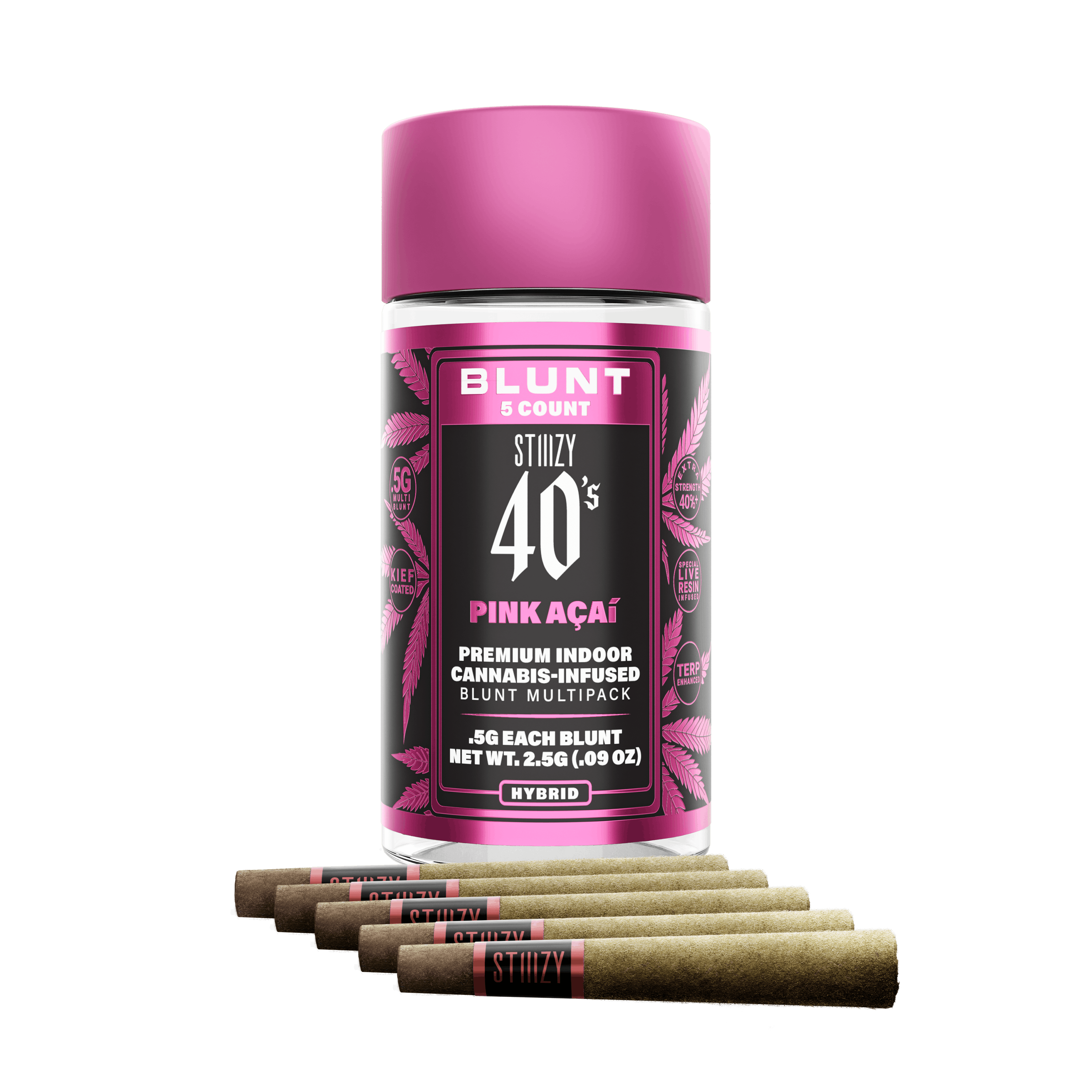 Photograph of Product: Pink Acai 5pk Infused Blunts