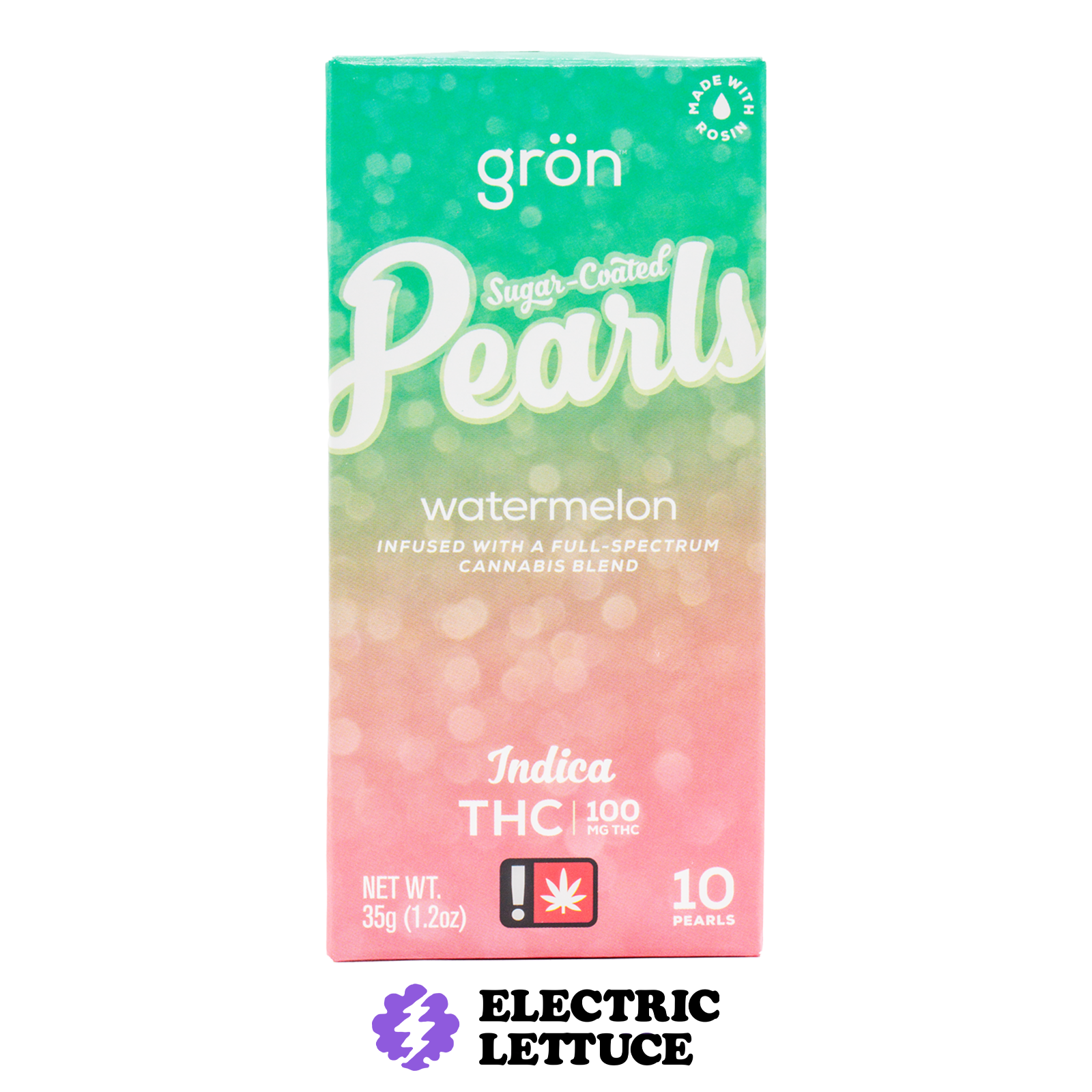 Photograph of product: Gron Watermelon Pearls 100mg