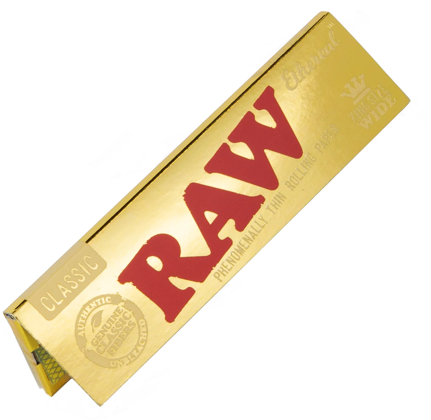 Photograph of product: RAW | Ethereal King Size Wide Rolling Paper - 33Pc
