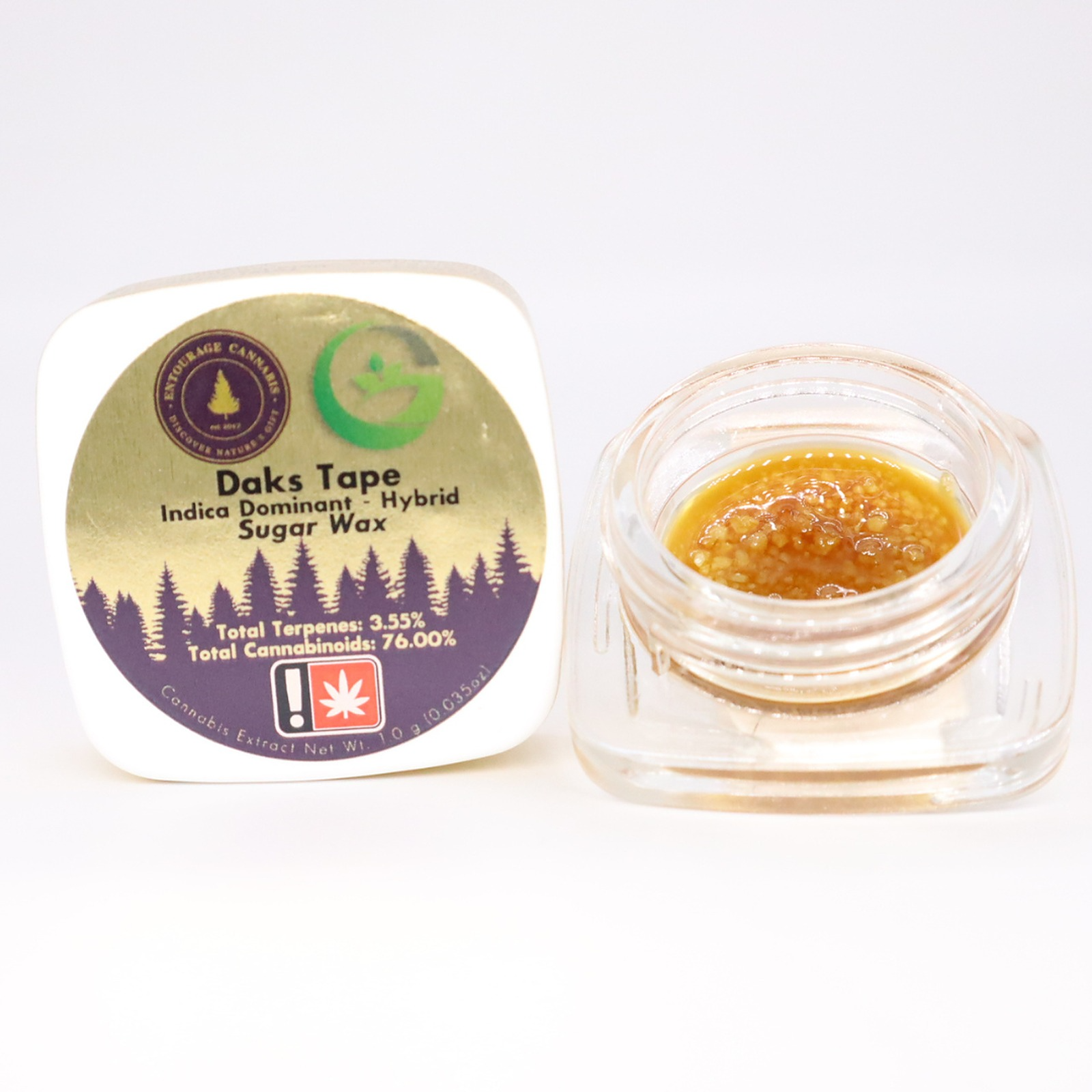 Photograph of product: Entourage > BHO Concentrates 1g > Divus
