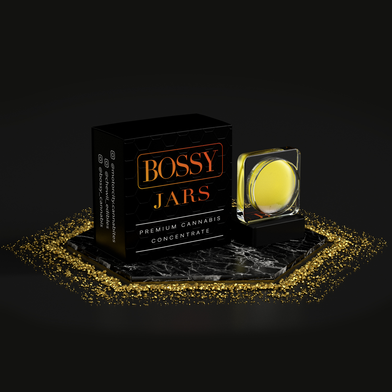 Photograph of product: BOSSY | WHITE DIESEL | LIVE RESIN