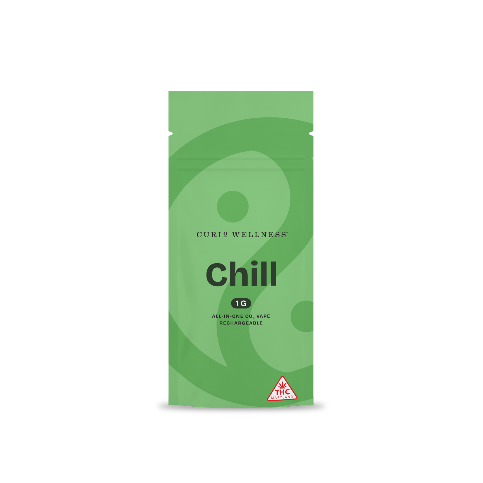 Photograph of product: Curio | CHILL | Disposable Vape | Tropical Zen | 1000mg