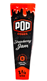 Photograph of product: King Pop Cones | Strawberry Jam