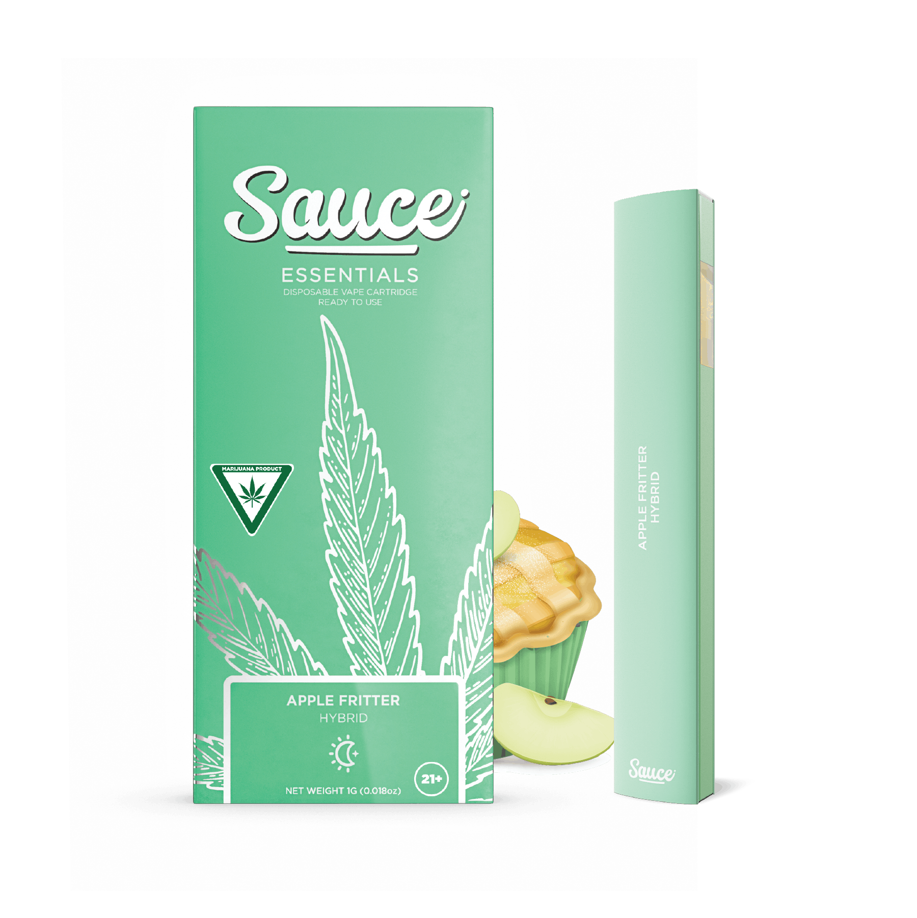 Photograph of product: APPLE FRITTER 1.25G LIVE RESIN ALL IN ONE - 1.25 G