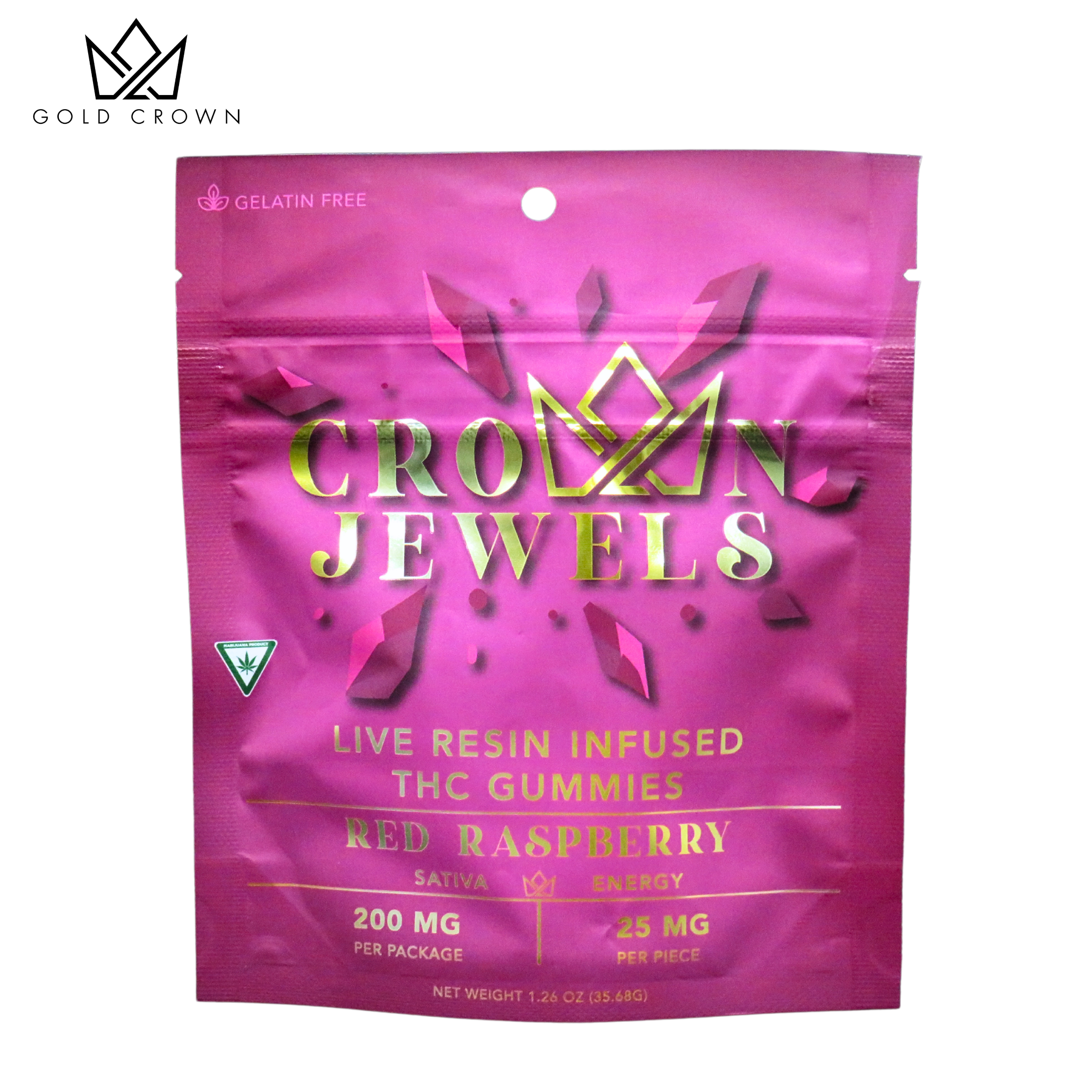 Photograph of product: Red Raspberry Energy Gummies
