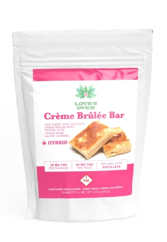 Photograph of product: DF Love's Oven - Creme Brulee Bites 100mg (10pk)