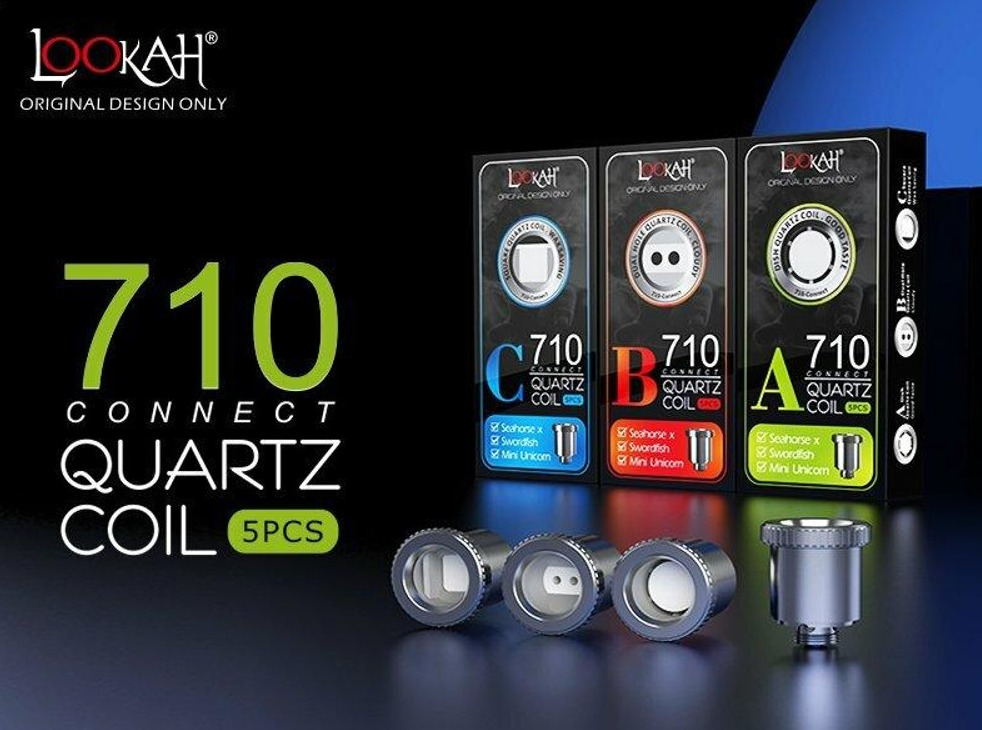 Photograph of product: Lookah 710 Quartz Wax Dish Coils