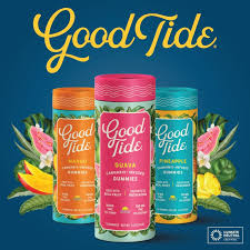 Photograph of product: GOOD TIDE | ROSIN GUMMIES | Oui'd | PINEAPPLE | 100MG