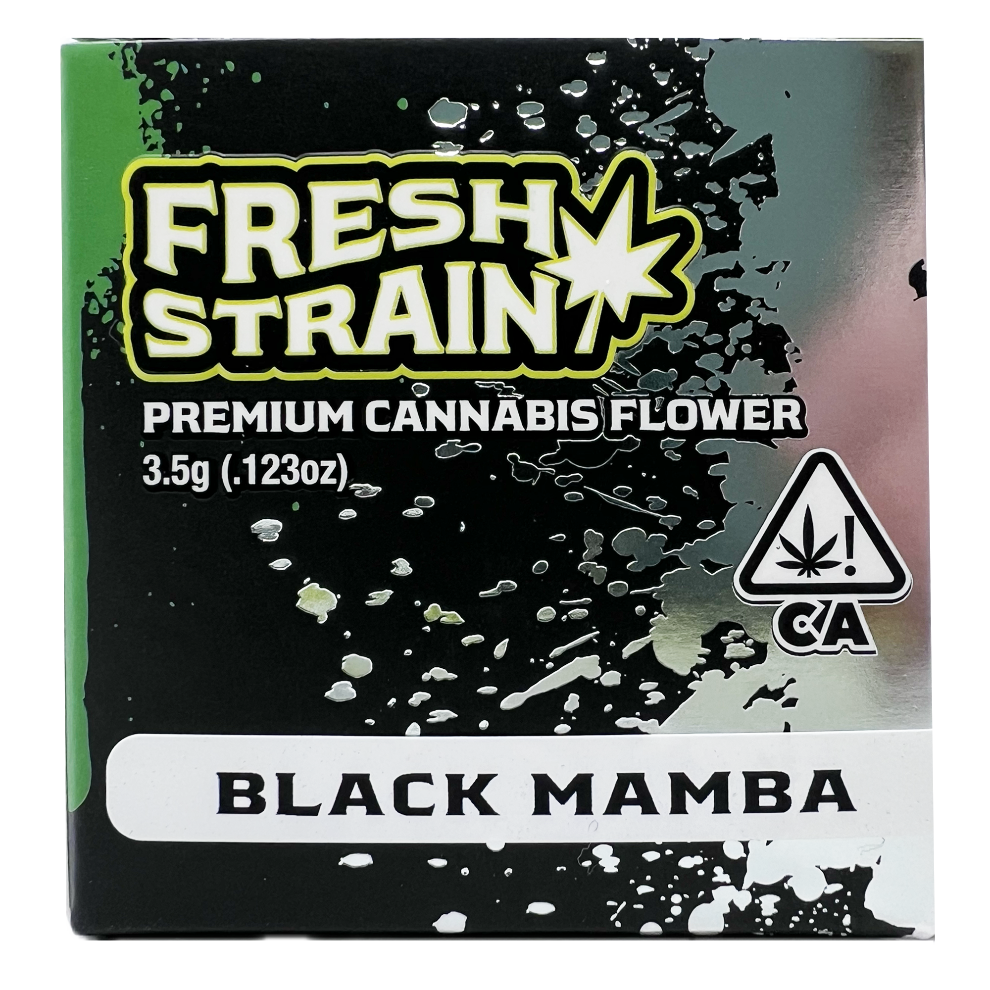 Photograph of product: Fresh Strain - 3.5g Premium Flower - Black Mamba
