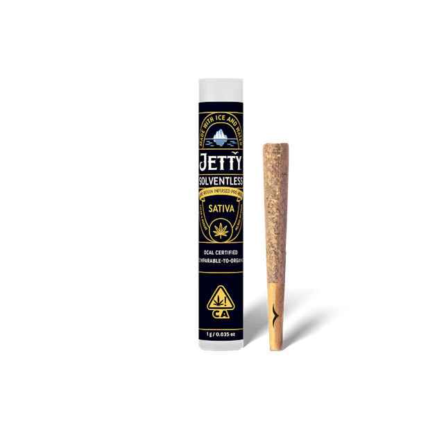 Photograph of product: 1G SATIVA SOLVENTLESS ROSIN PREROLL - 