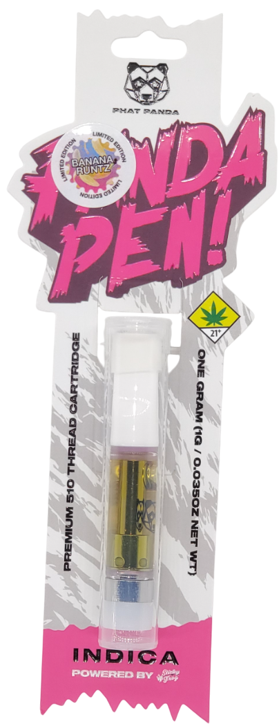 Photograph of product: Phat Panda VAPE Banana Runtz Cart 1g