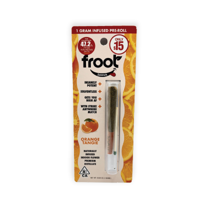 Photograph of product: Froot | Orange Tangie Infused Preroll   1 Pack