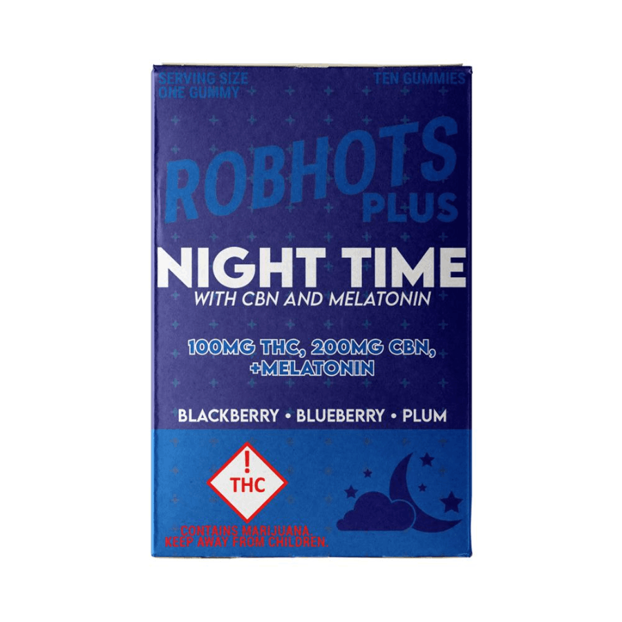 Photograph of product: Robhots Night Time Gummies 100mg-TH-oui : 200mg-CBN