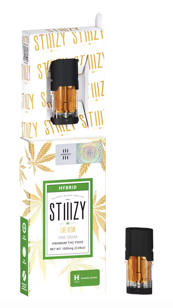 Photograph of product: Stiiizy  Cereal Milk Live Resin Liquid Diamond Pods 1g | 89.41% TH-oui