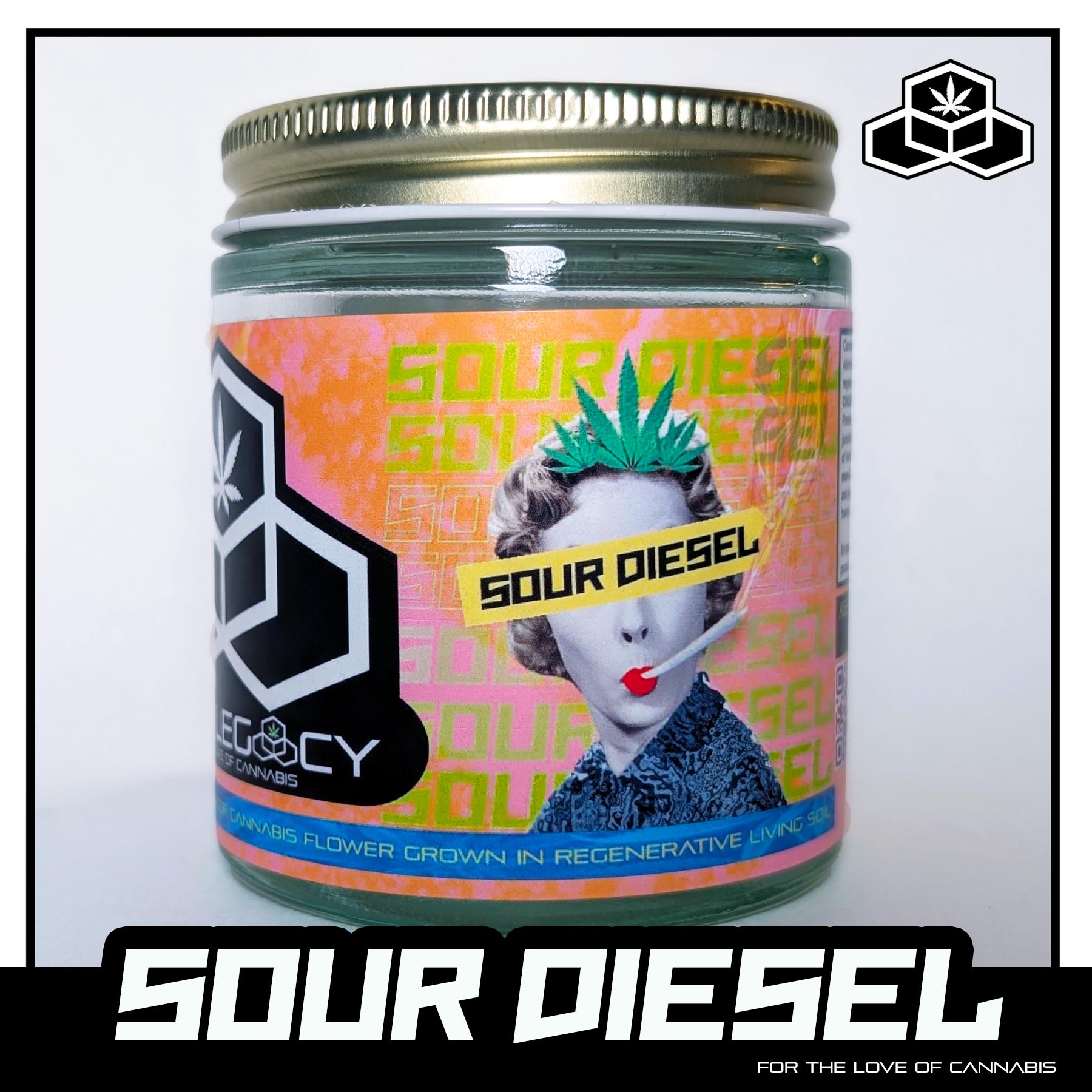 Photograph of product: Sour Diesel Jar - 3.5g