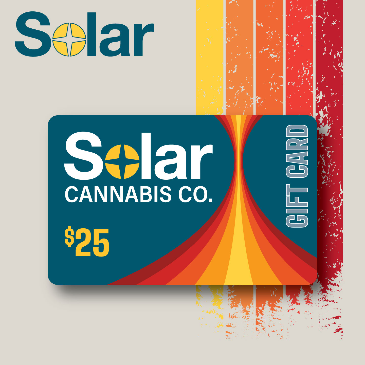 Photograph of product: SOLAR - $25 GIFT CARD