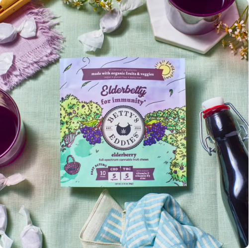 Photograph of product: 5mg | 10pk | New Elderberry w- CBD