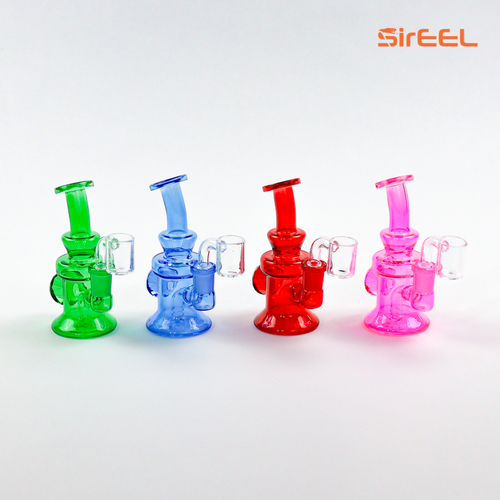 Photograph of product: 5" UV IllumiGem Dab Rig w/ Banger | Assorted Colors