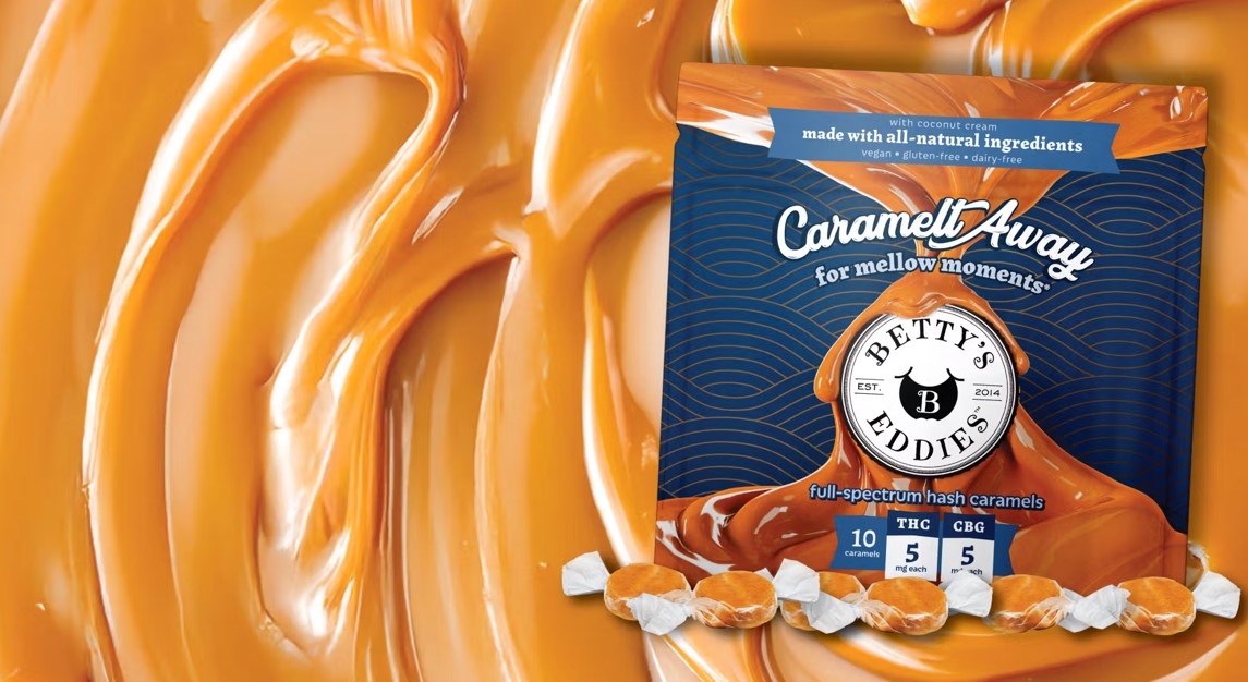 Photograph of product: Betty's Eddie Caramel Chews | 10pk