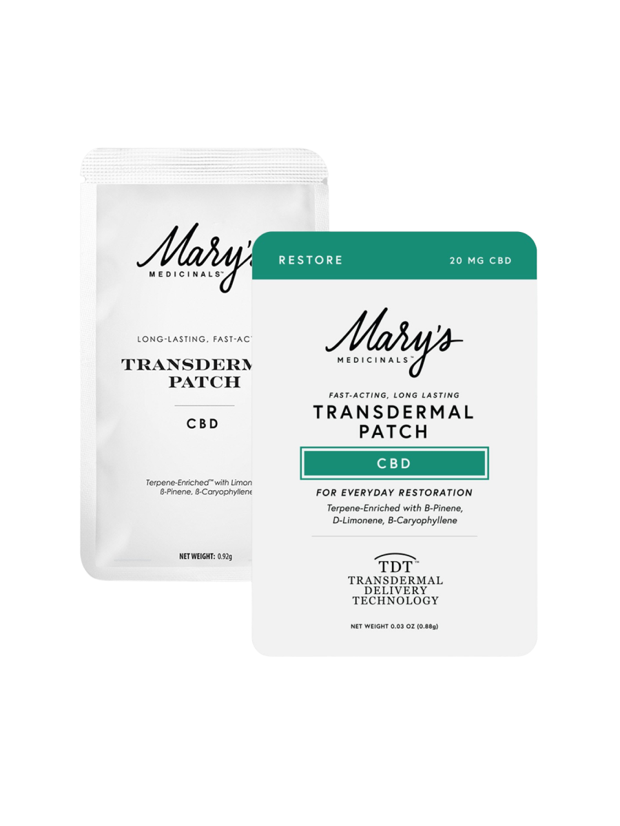 Photograph of product: Mary's Medicinals - 20mgCBD Patch - Restore