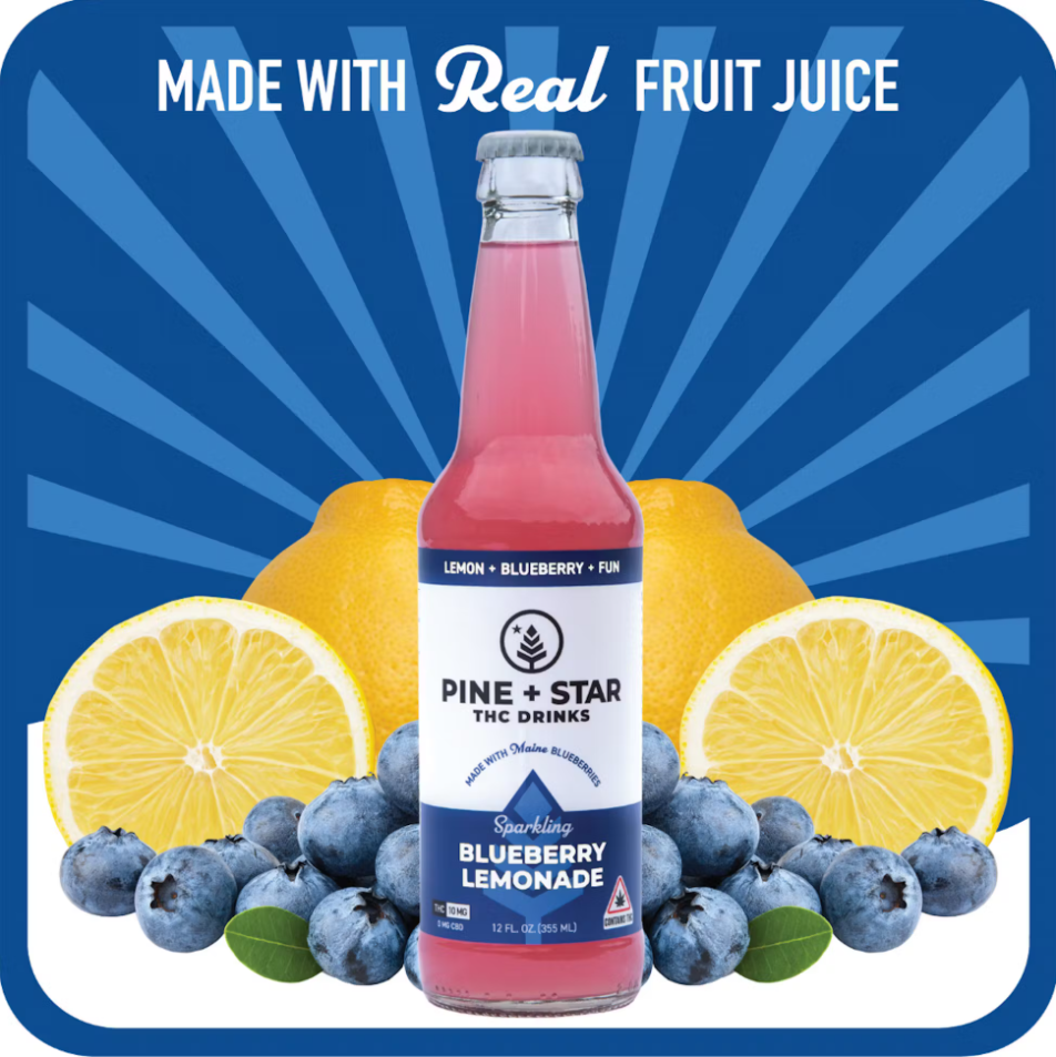 Photograph of product: Strawberry Lemonade - 10mg Drink - AU Pine + Star