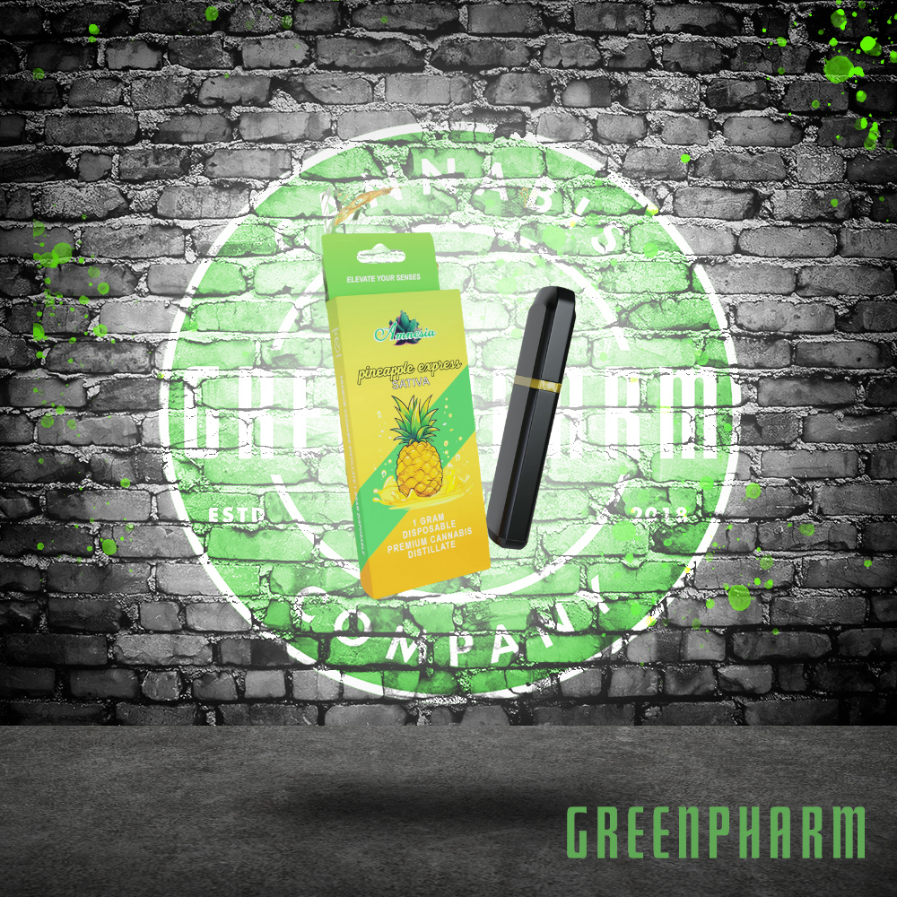 Photograph of product: Amnesia Pineapple Express Disposable Vape