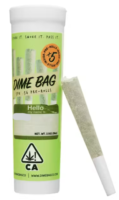 Photograph of product: DB PR 5PK - BLUE SKUNK (2.5G)