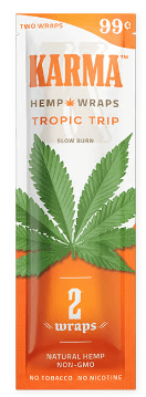 Photograph of product: Karma | Tropic Trip | Flavored Hemp Wraps - 