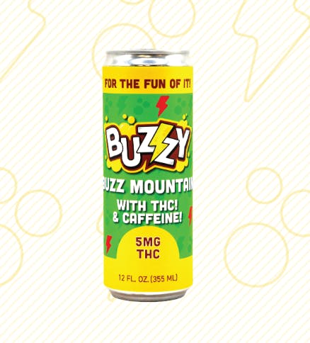 Photograph of product: Buzz Mountain Soda - Buzzy