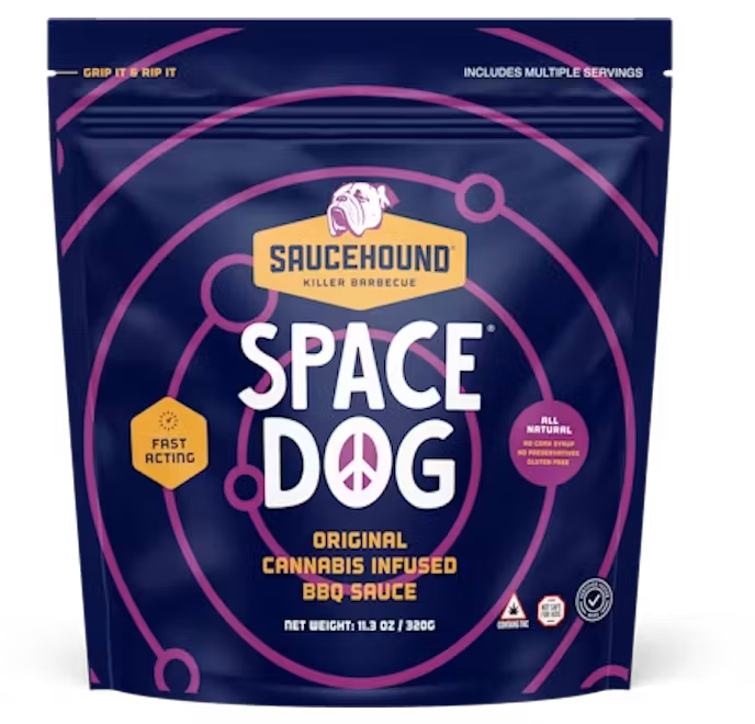 Photograph of product: Space Dog BBQ Sauce | 20pk | Sauce Hound