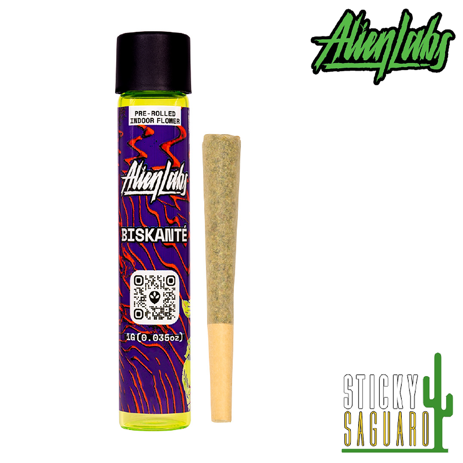 Photograph of product: Alien Labs Pre-Roll Biskante (S/H) 1g