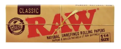 Photograph of product: Raw | ACC | Classic Rolling Papers | 1.25" (50pk)