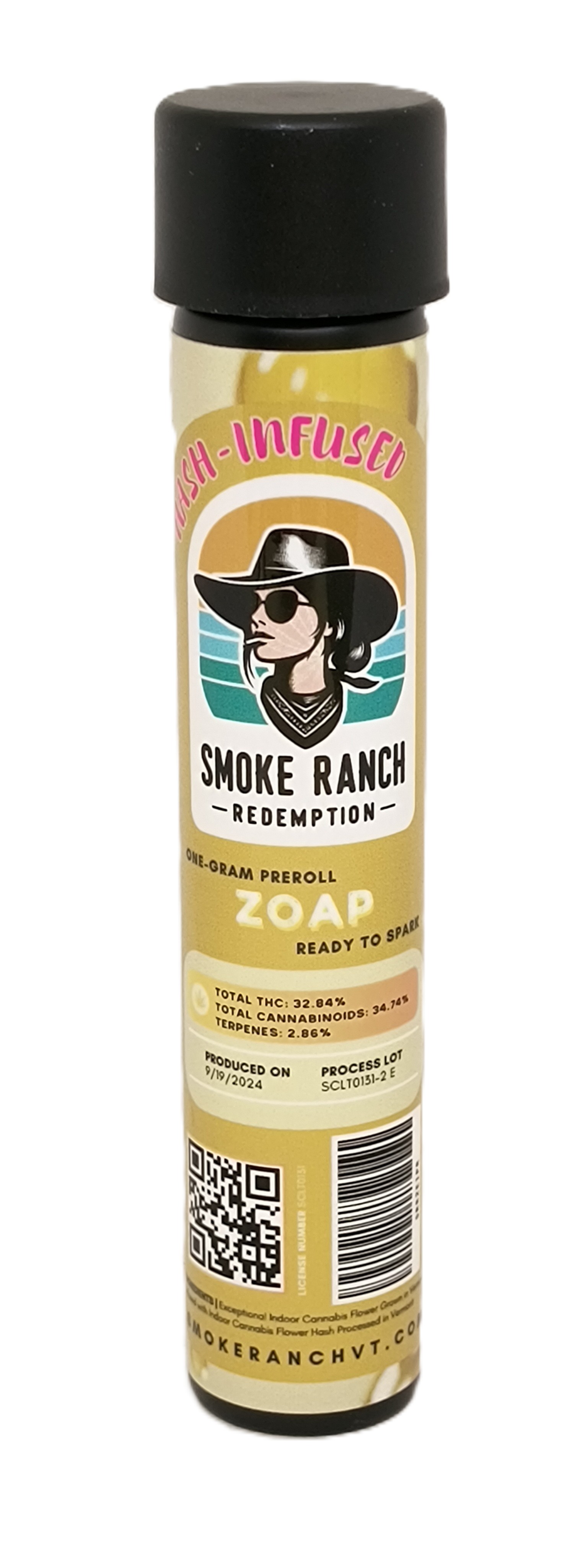 Photograph of product: Zoap | . Infused .5g Rosin Rocket | Smoke Ranch