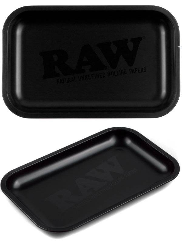 Photograph of product: RAW | Matte Black Rolling Tray - Small
