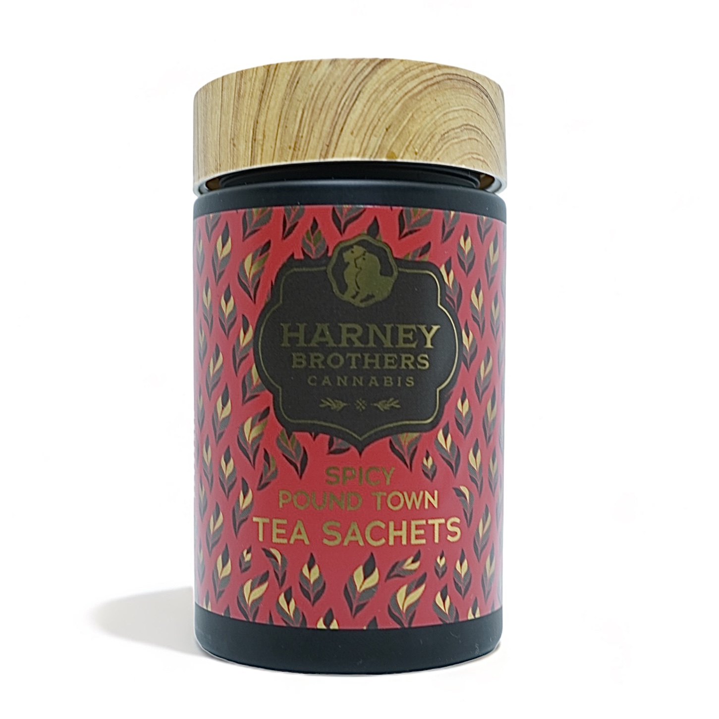 Photograph of Product: Harney Brothers Cannabis - Spicy Pound Town Cinnamon Tea - 5pk