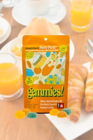 Photograph of product: Gemmies - PARTY PACK: BRUNCH BUNCH - Gummies - (100mg) - H