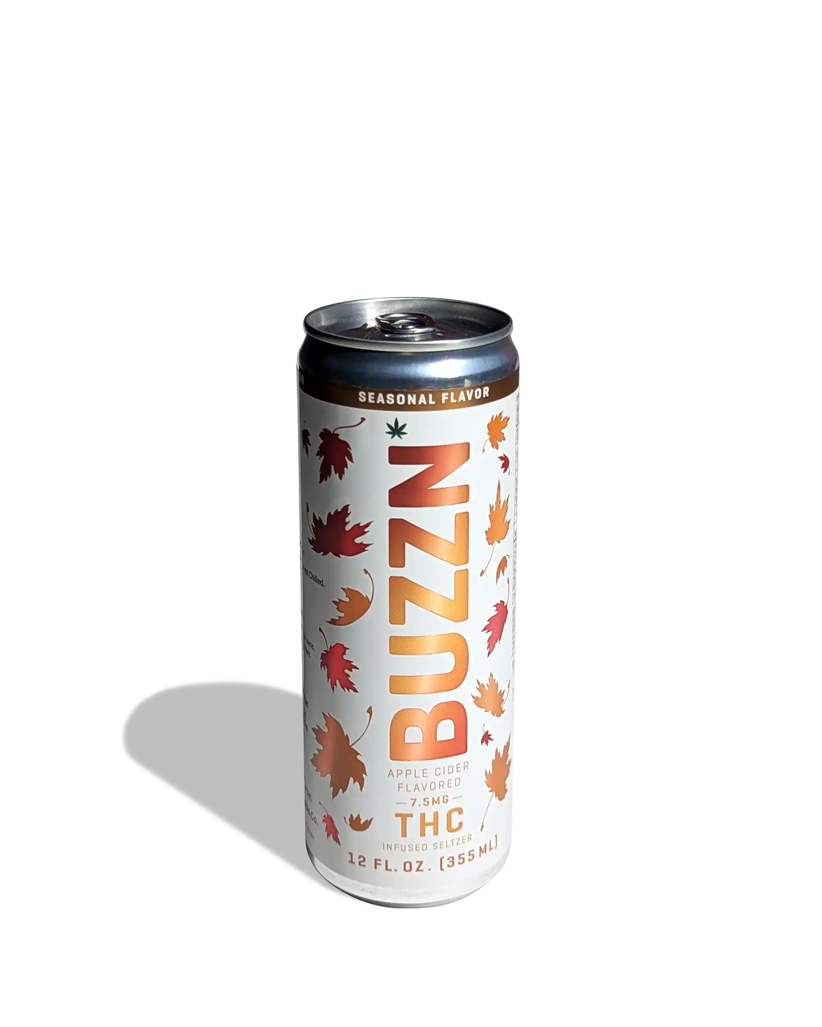 Photograph of product: BUZZN APPLE CIDER SELTZER 7.5MG