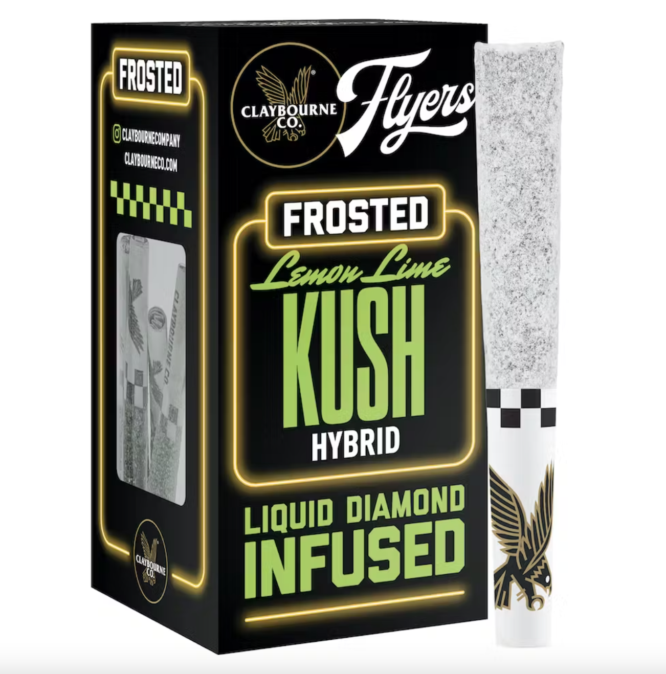Photograph of product: LEMON LIME KUSH 2.5G 5 PACK PREROLLS